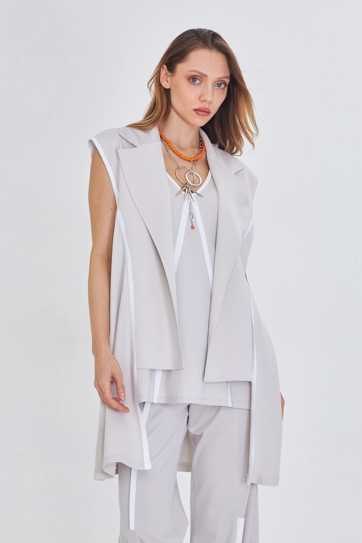 KOLSUZ VİZON MODAL YELEK