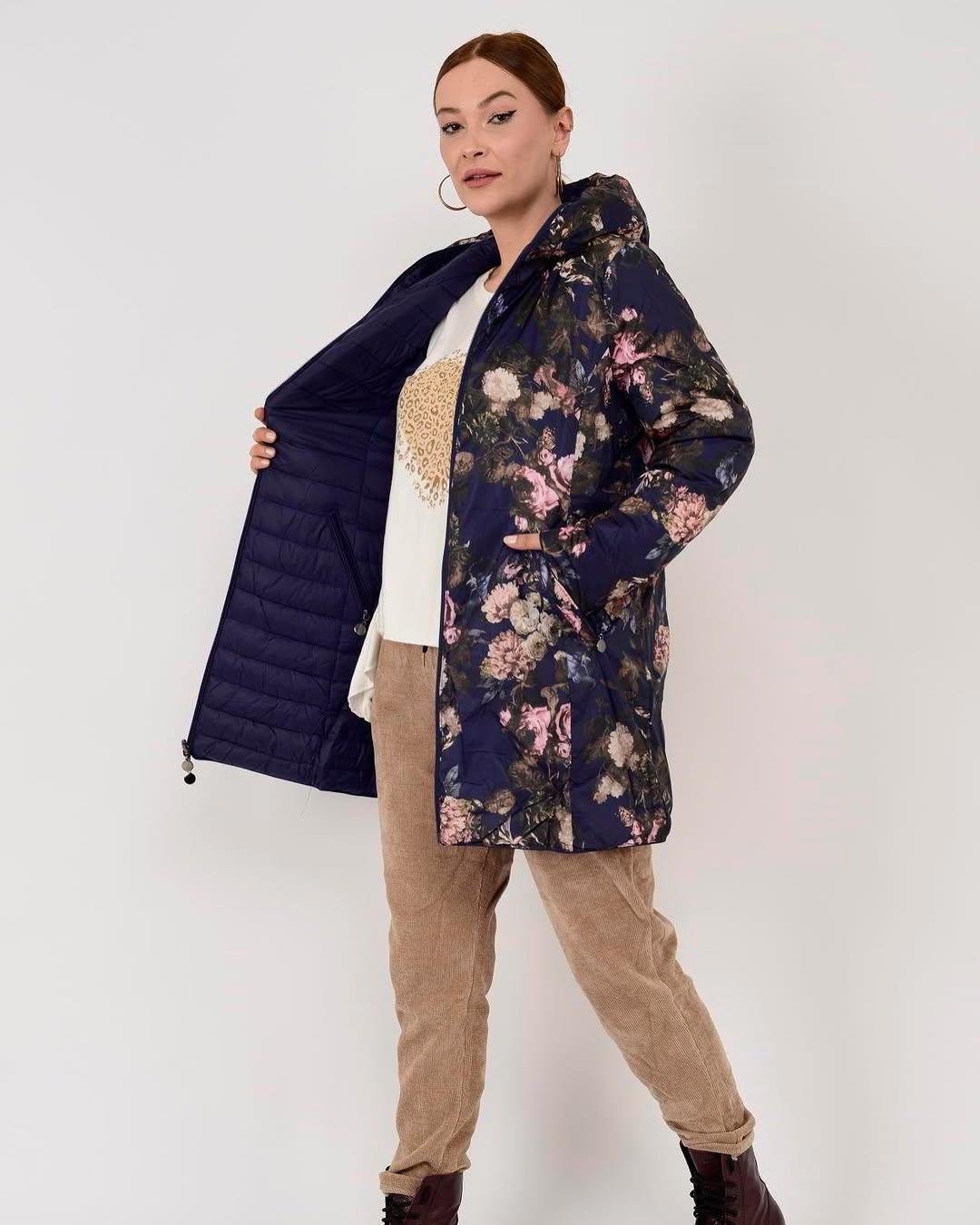 İtalyan Çift Taraflı Mont - LACİVERT