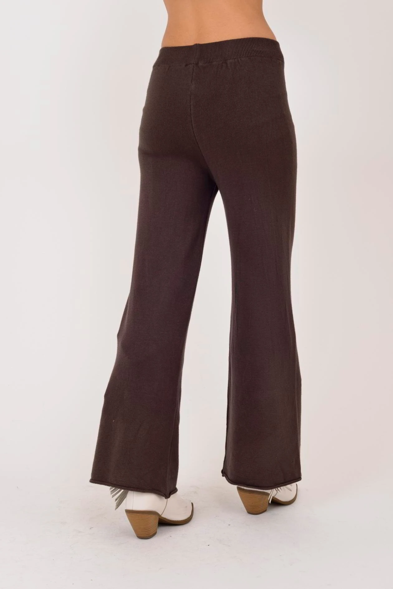 İtalyan Bisiklet Yaka 2'Li Triko Takım - KAHVERENGİ