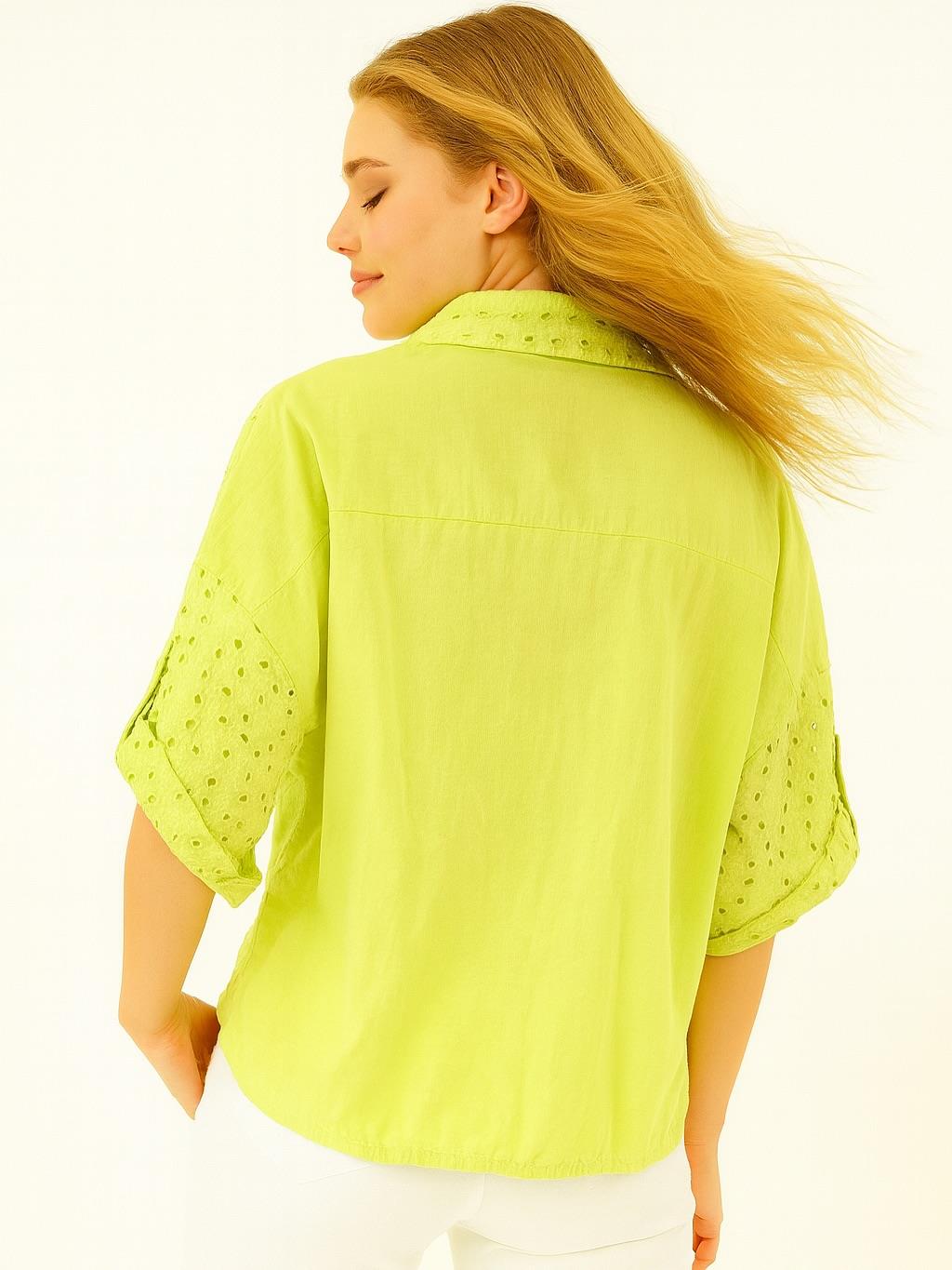 İtalyan Fisto Gömlek - LİMON SARISI