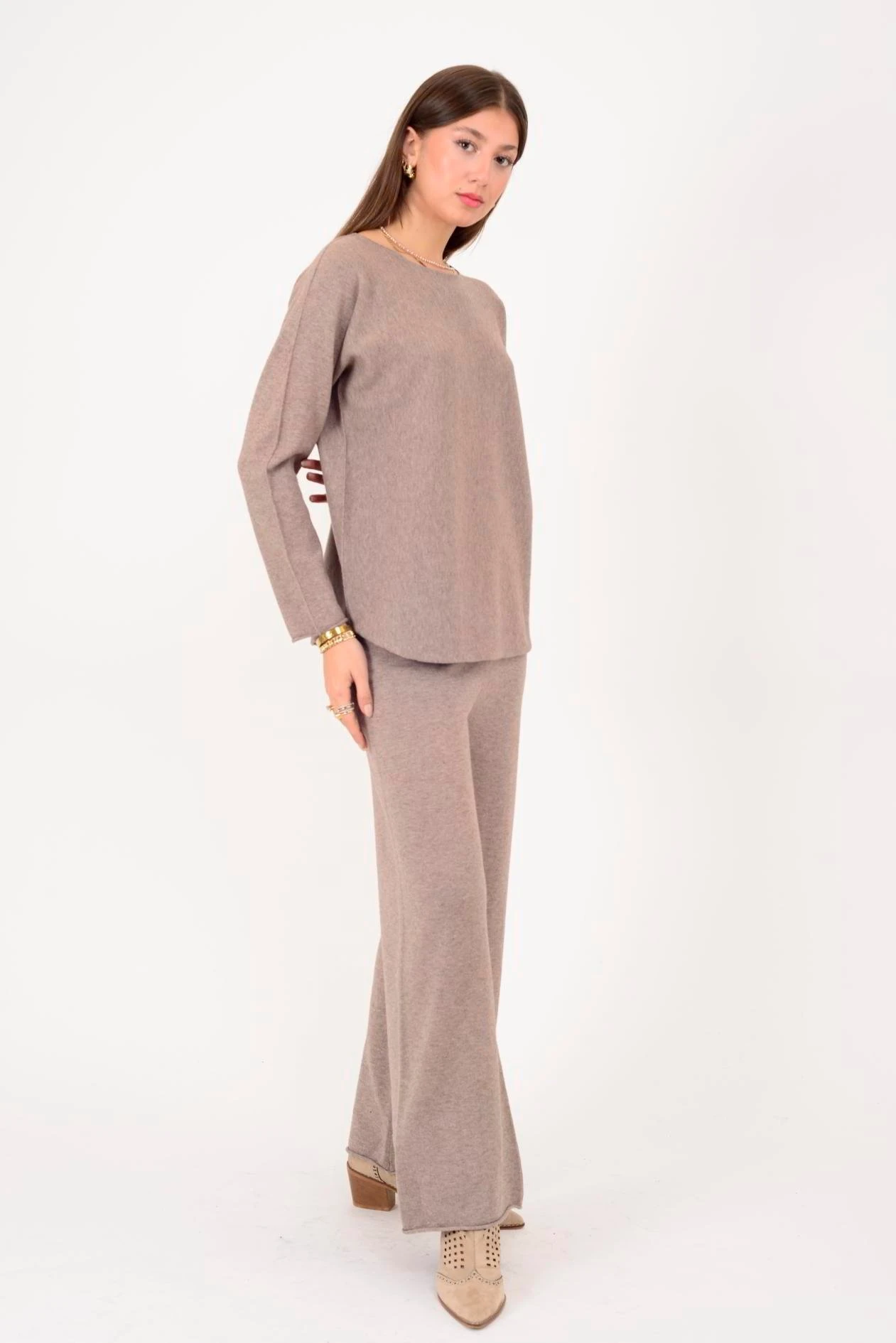 İtalyan Bisiklet Yaka 2'Li Triko Takım - VİZON