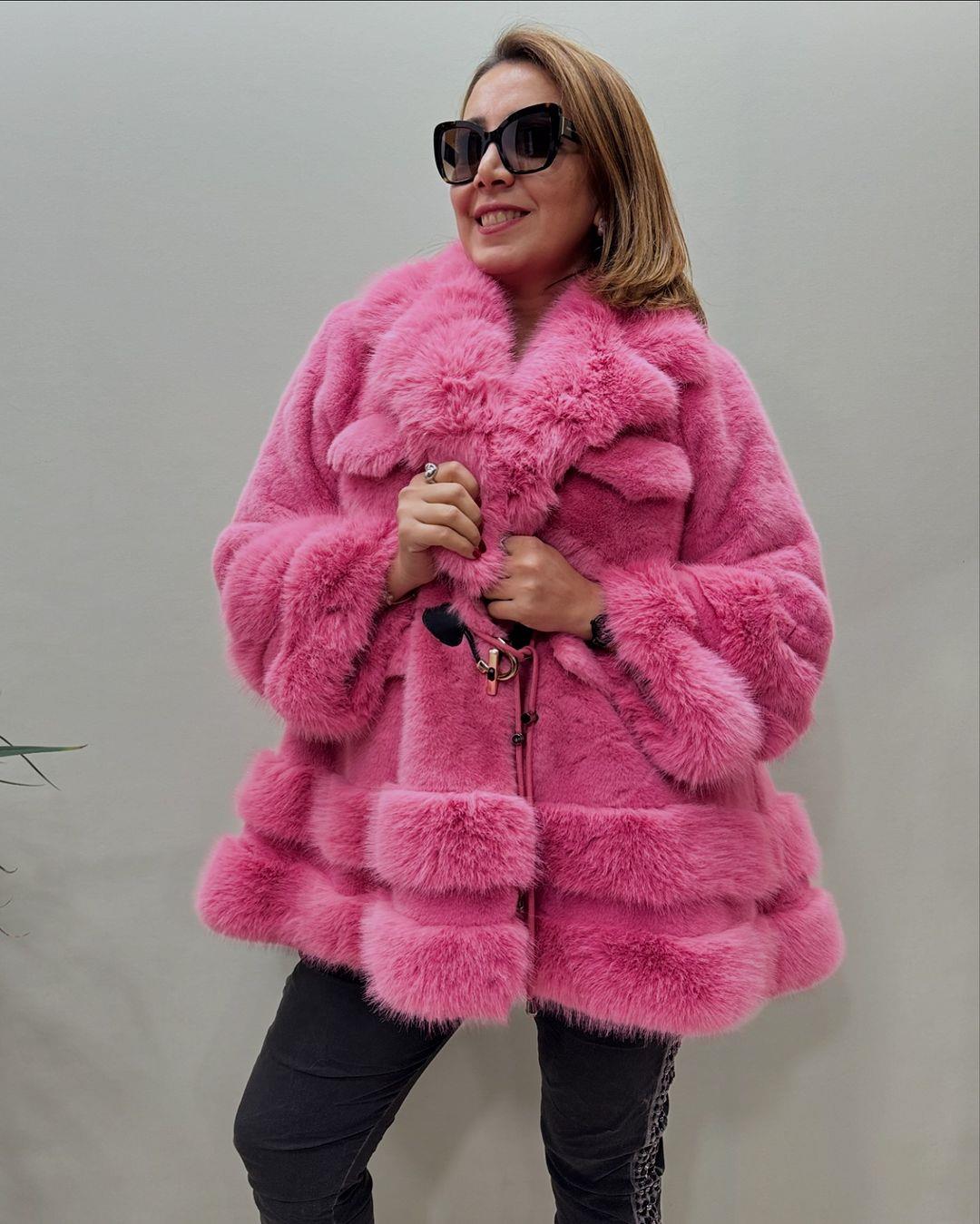 İtalyan İmitasyon Kürk - PEMBE