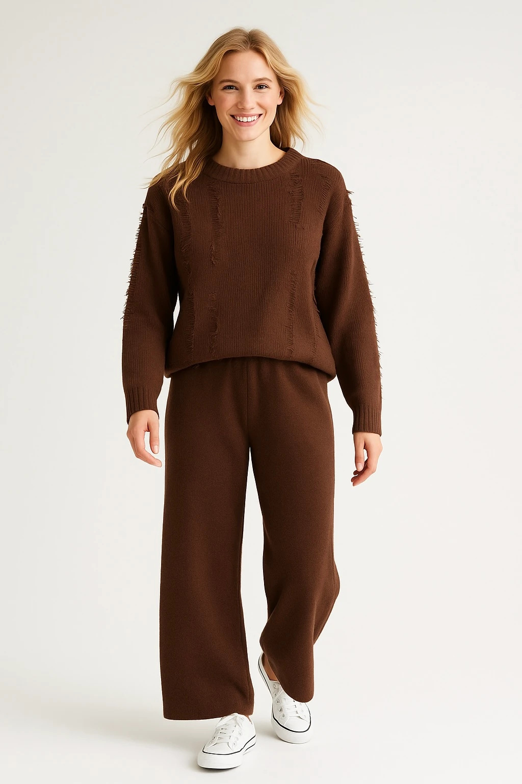 İtalyan Triko Takım - KAHVERENGİ