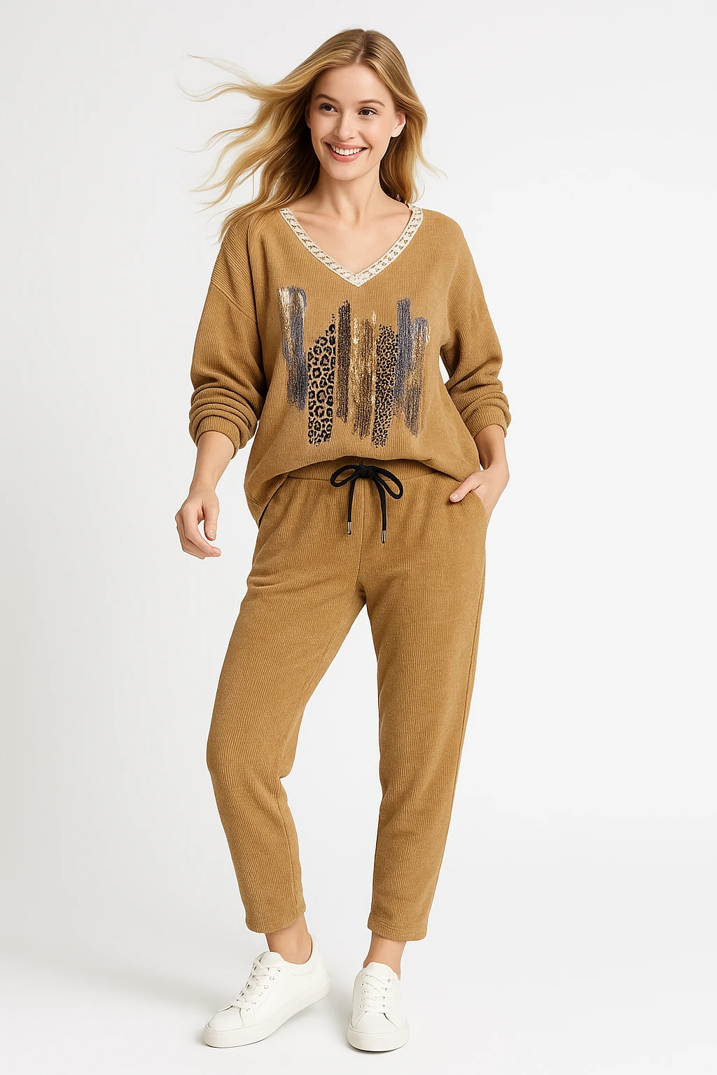 İtalyan V Yaka Kadife Takım - BAL