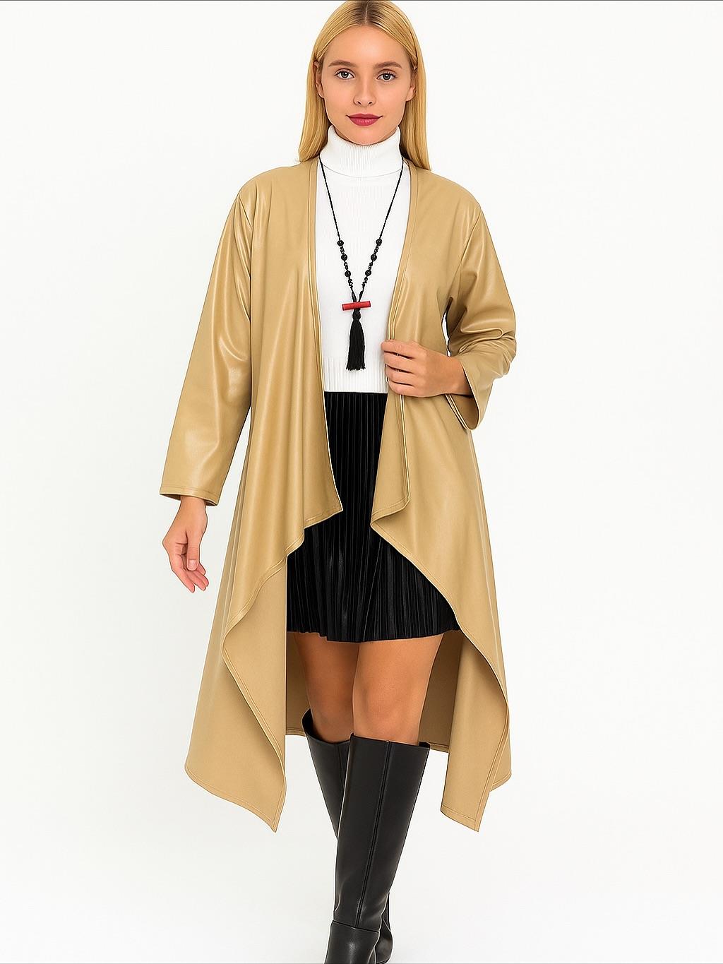 İtalyan Deri Kap - VİZON