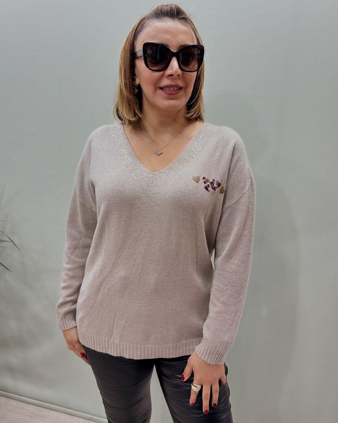 İtalyan Angora Kazak - KREM