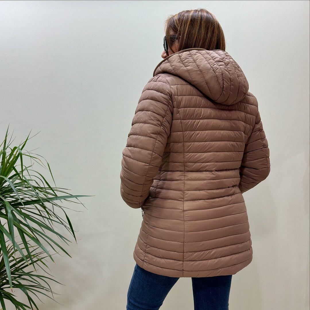 İtalyan Çift Taraflı Kürklü Mont - BEJ