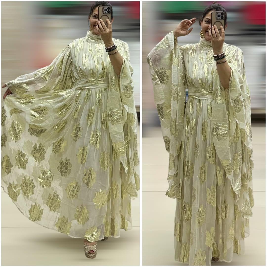 İtalyan Özel Tasarım Abiye Elbise - BEYAZ