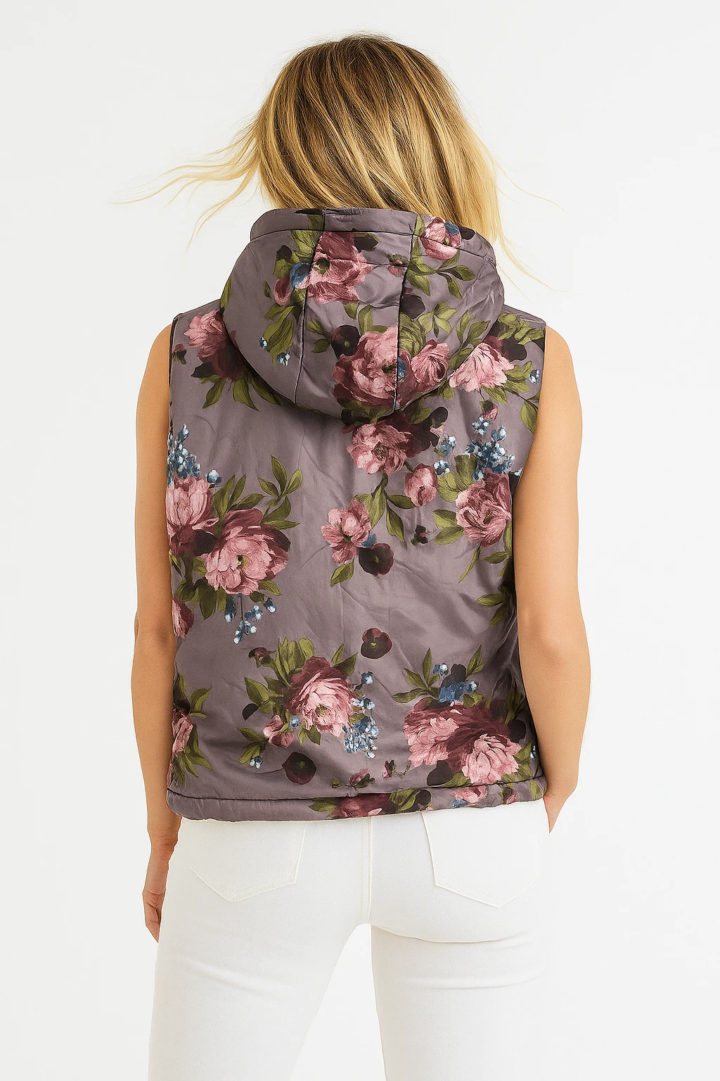 İtalyan Çift Taraflı Yelek - VİZON