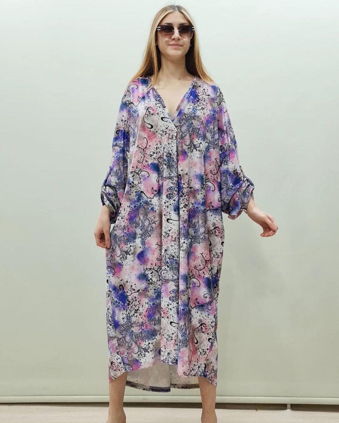 İtalyan Kadife Elbise - PEMBE