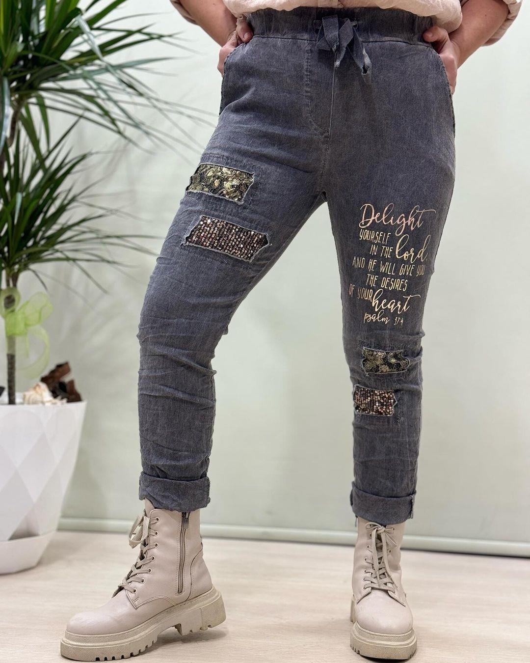 İtalyan Likralı Pantolon - ANTRASİT