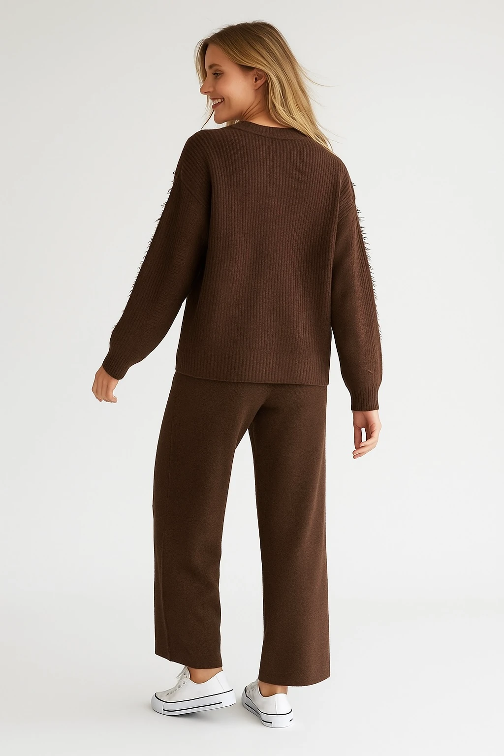 İtalyan Triko Takım - KAHVERENGİ