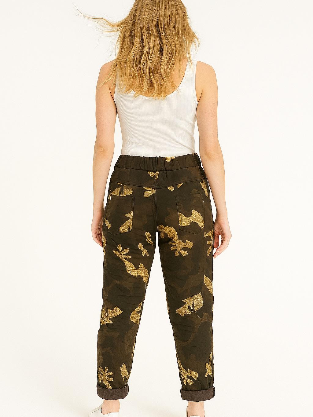 İtalyan Likralı Pantolon - KAHVERENGİ