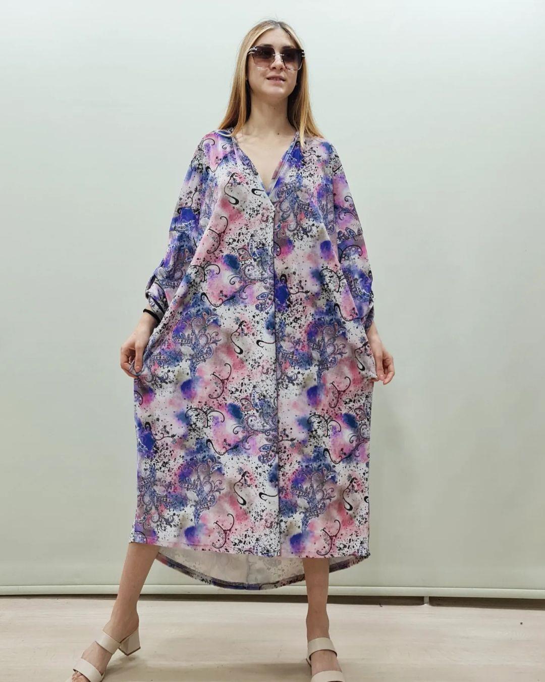 İtalyan Kadife Elbise - PEMBE