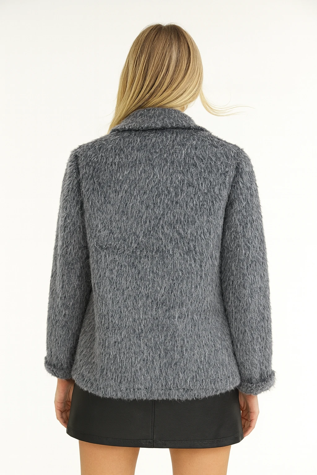 İtalyan Keçe Ceket - ANTRASİT