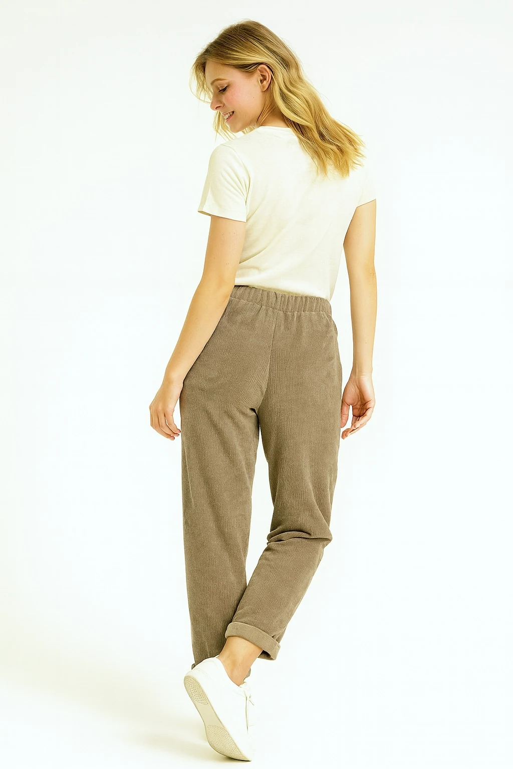 İtalyan Kadife Pantolon - VİZON