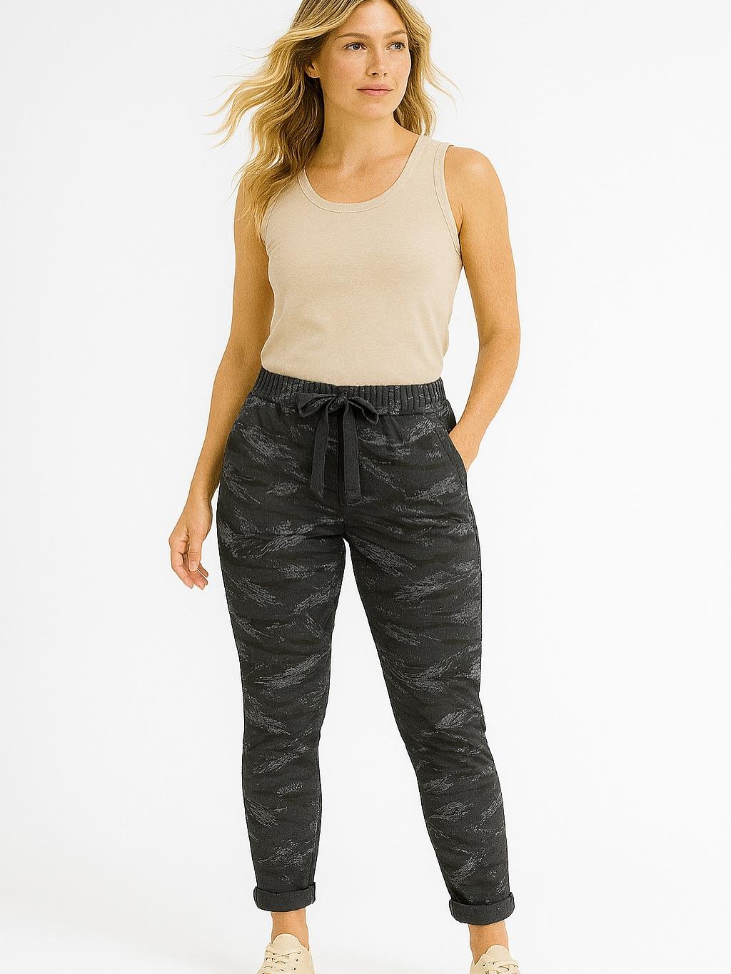 İtalyan Likralı Pantolon - LACİVERT