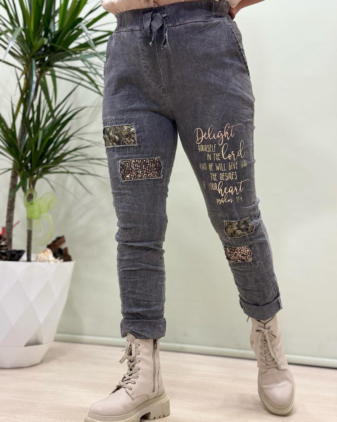 İtalyan Likralı Pantolon - ANTRASİT