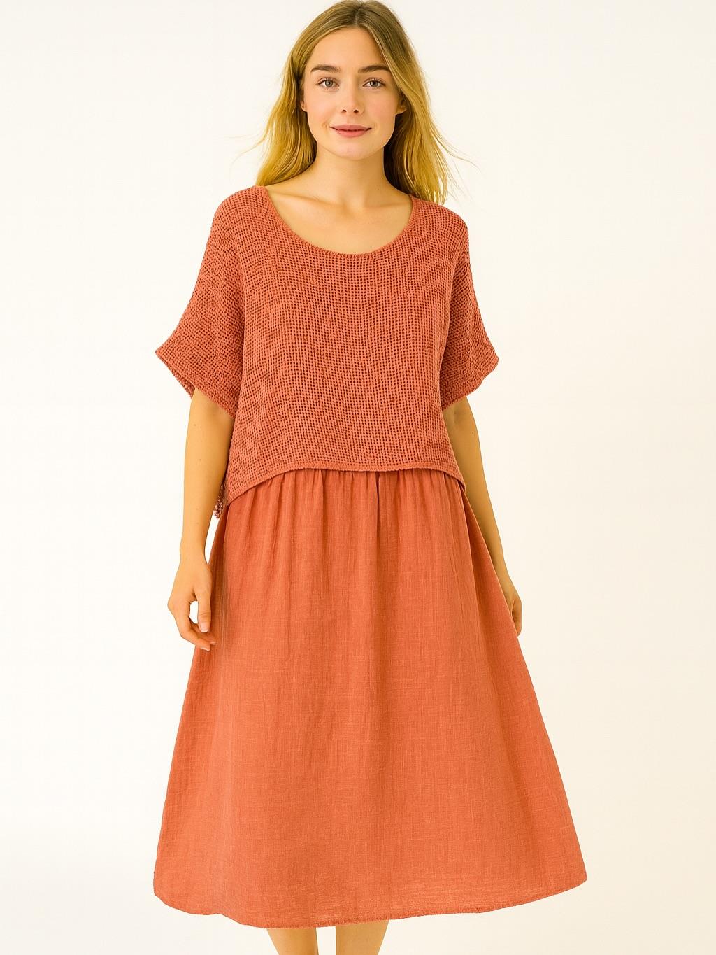 İtalyan File Elbise - TARÇIN