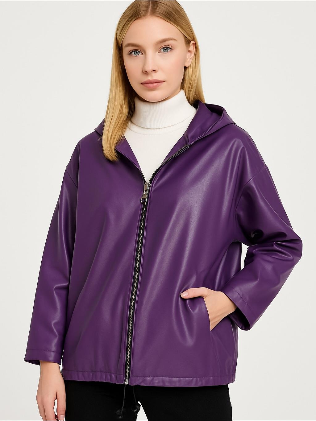 İtalyan Deri Ceket - MOR