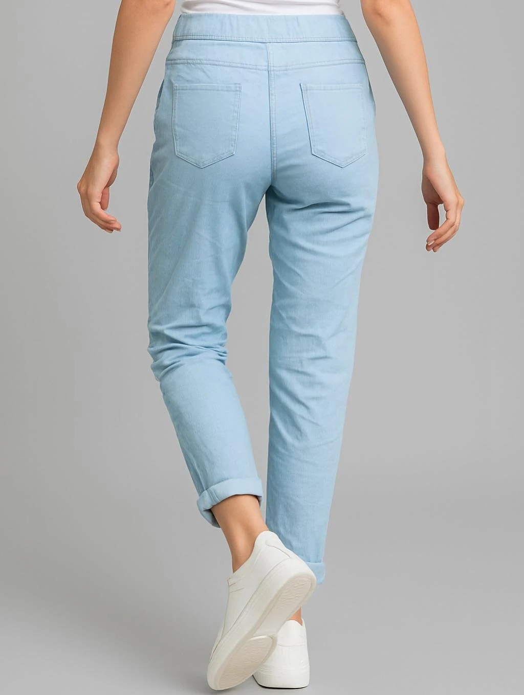 İtalyan Pul Payet Kalp Detaylı Likralı Pantolon - BEBE MAVİSİ