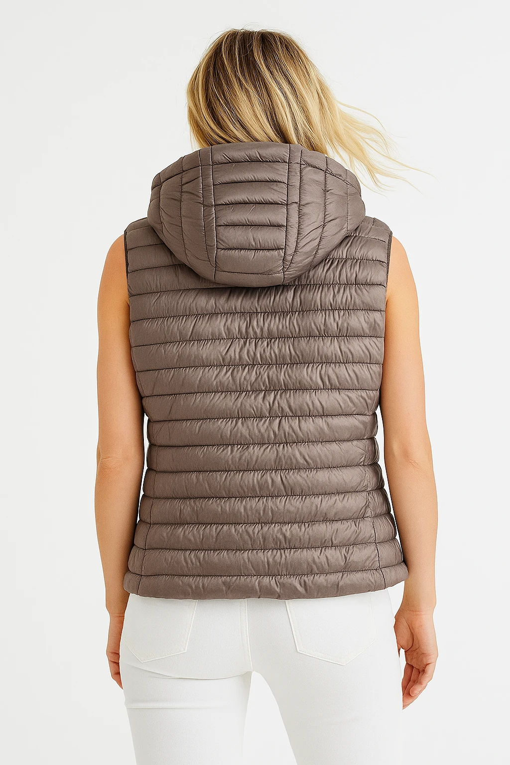 İtalyan Çift Taraflı Yelek - VİZON