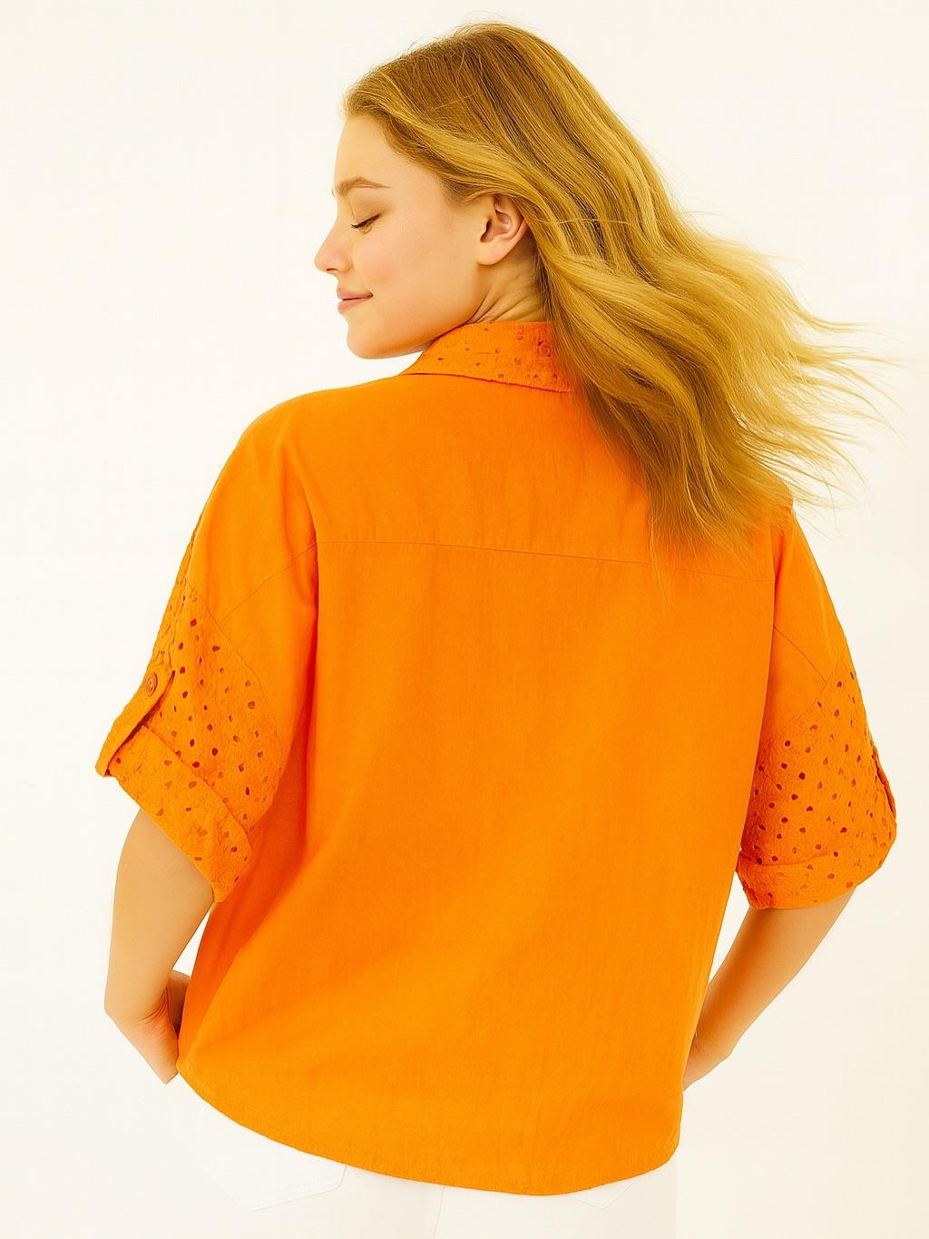 İtalyan Fisto Gömlek - TURUNCU