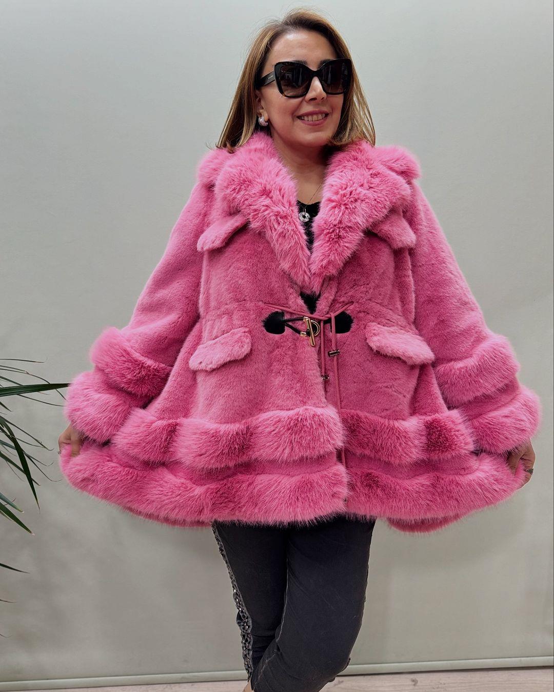 İtalyan İmitasyon Kürk - PEMBE