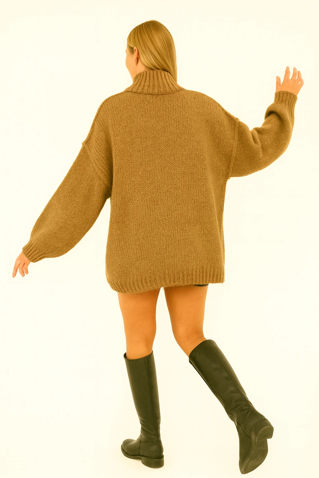 İtalyan Balıkçı Yaka Triko Kazak - BAL