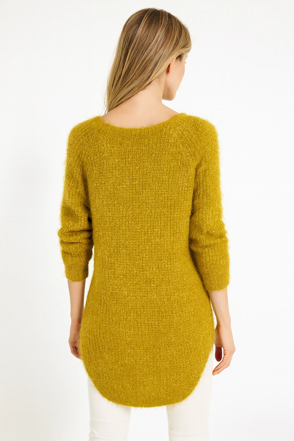 İtalyan Geniş Yaka Triko Kazak - HARDAL