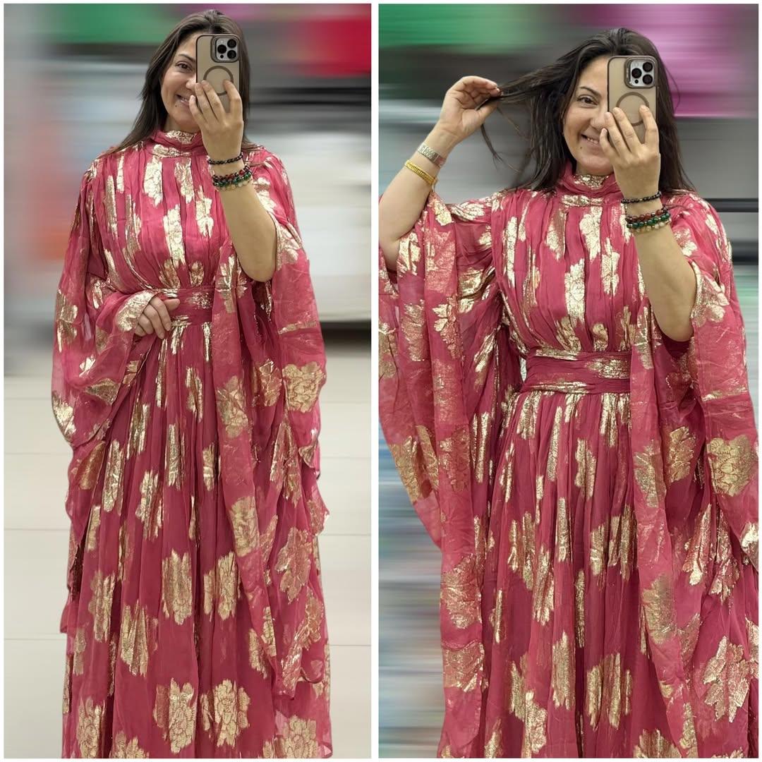 İtalyan Özel Tasarım Abiye Elbise - KARANFİL