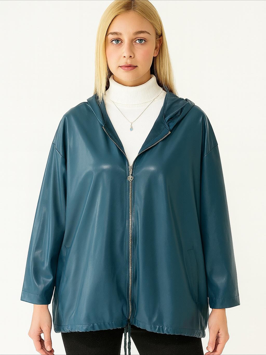 İtalyan Deri Ceket - PETROL YEŞİLİ