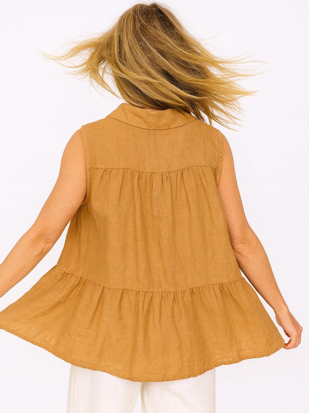 İtalyan Keten Bluz - BAL