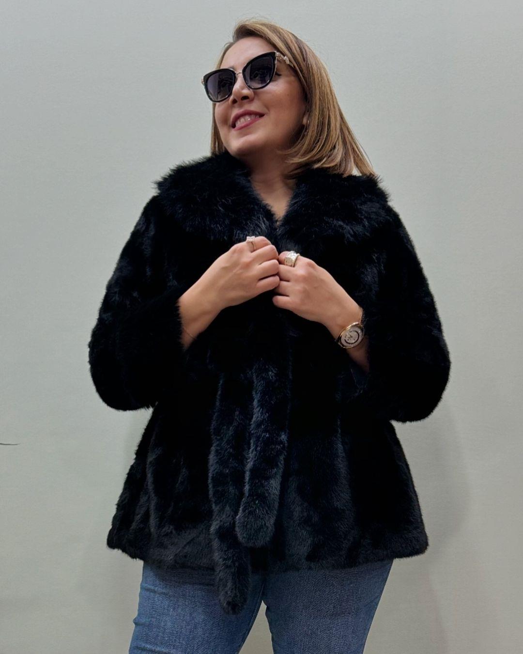 İtalyan İmitasyon Kürk - SİYAH