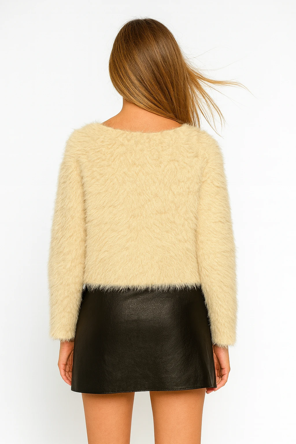 İtalyan Angora Bluz - BEJ