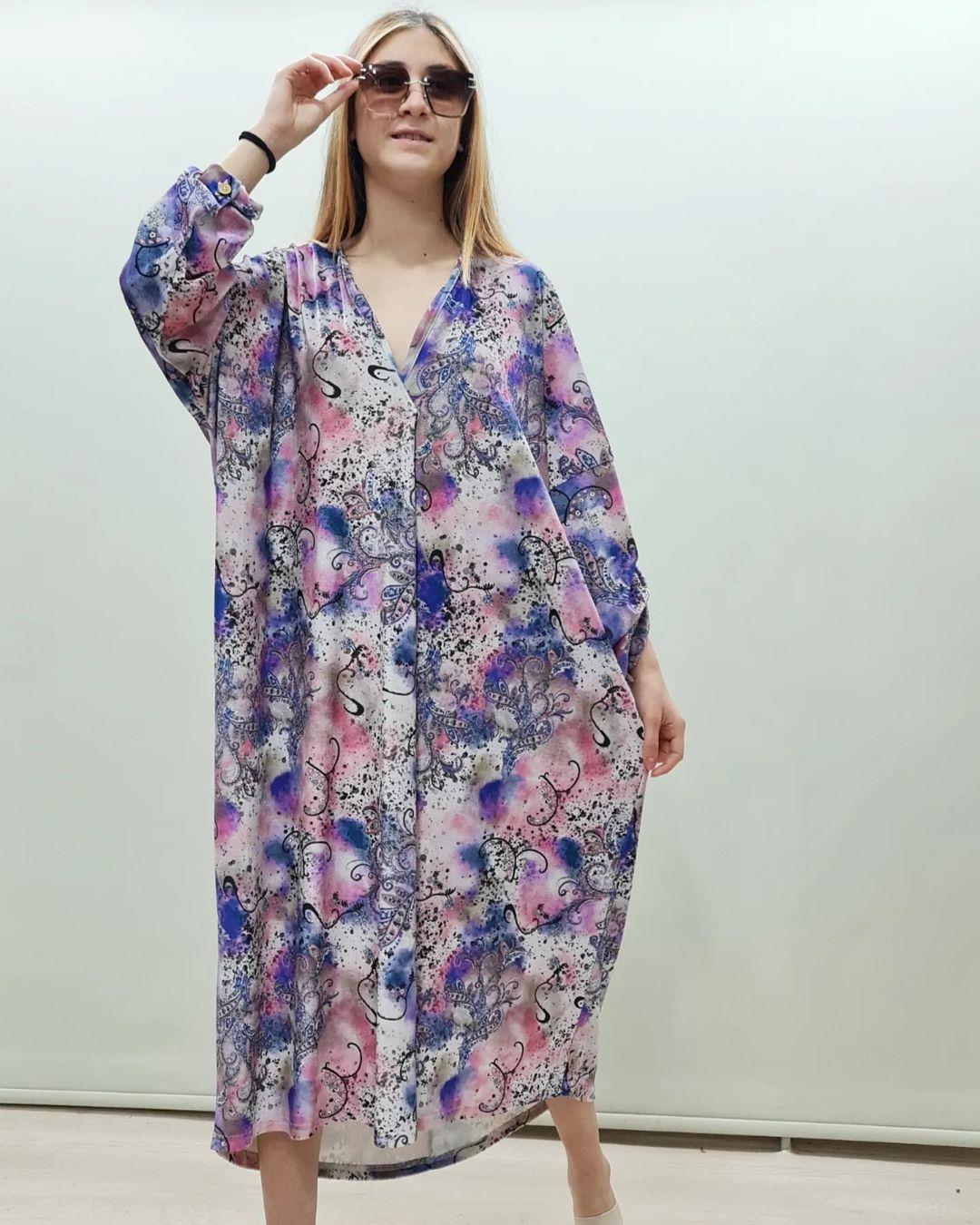 İtalyan Kadife Elbise - PEMBE