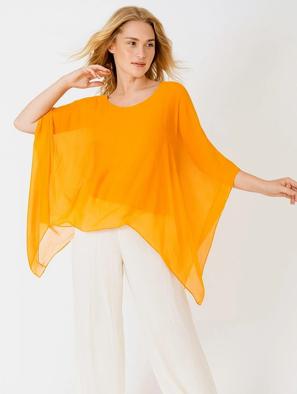 İtalyan İpek Bluz - KEHRİBAR