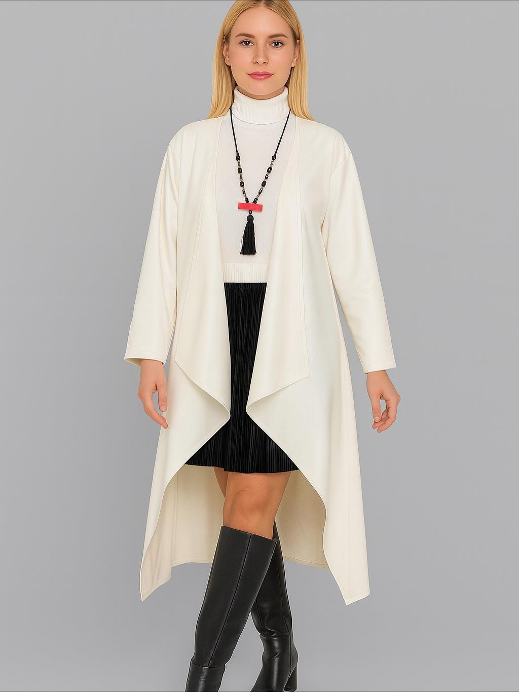 İtalyan Deri Kap - BEYAZ