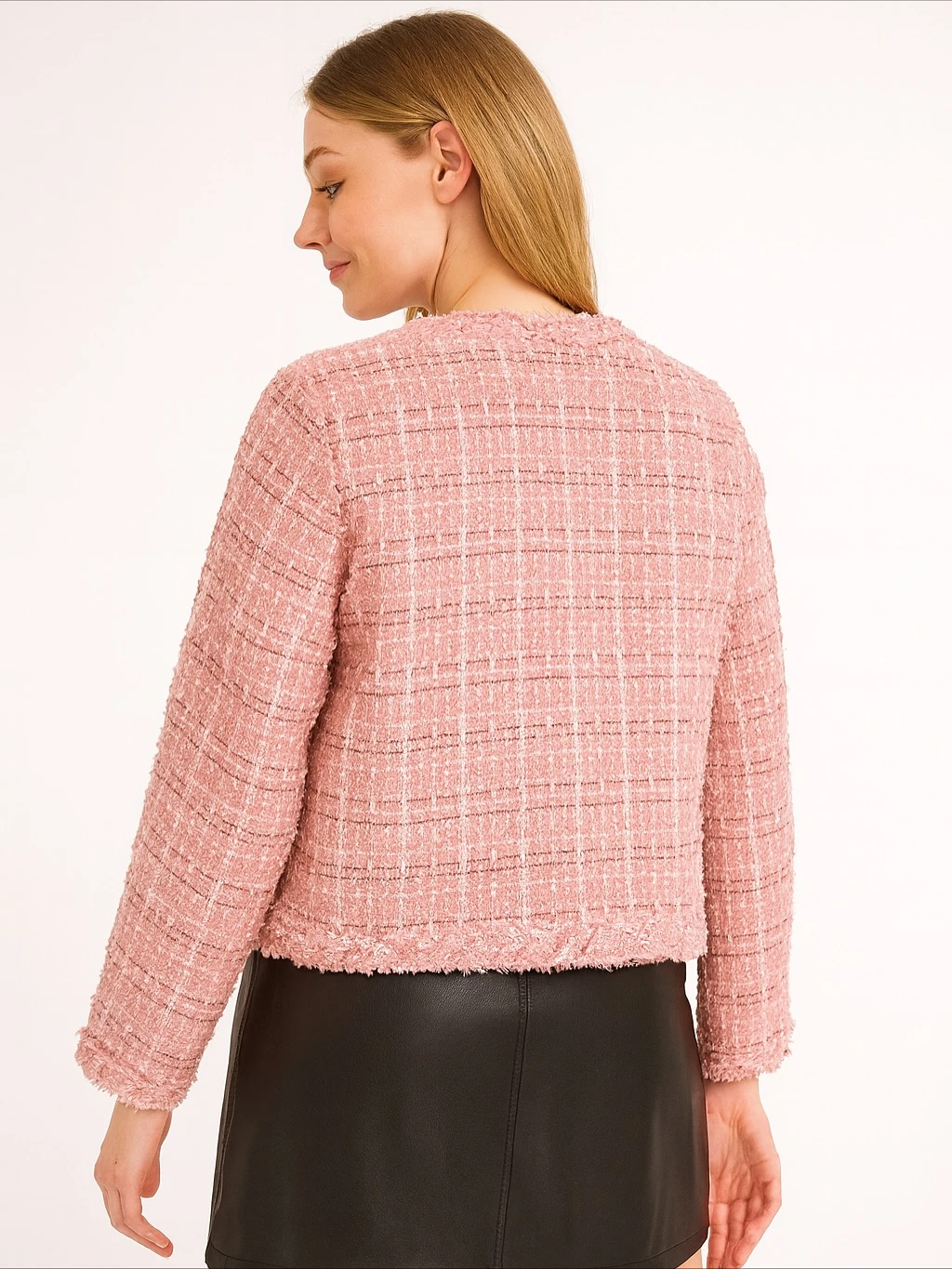 İtalyan Özel Tasarım Şanel Ceket - PEMBE