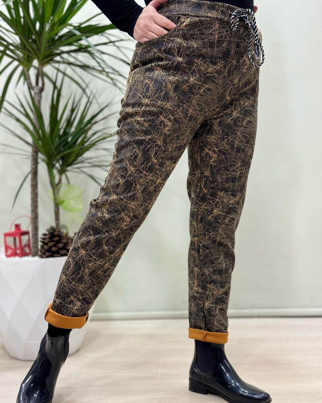 İtalyan Nubuk Pantolon - SARI