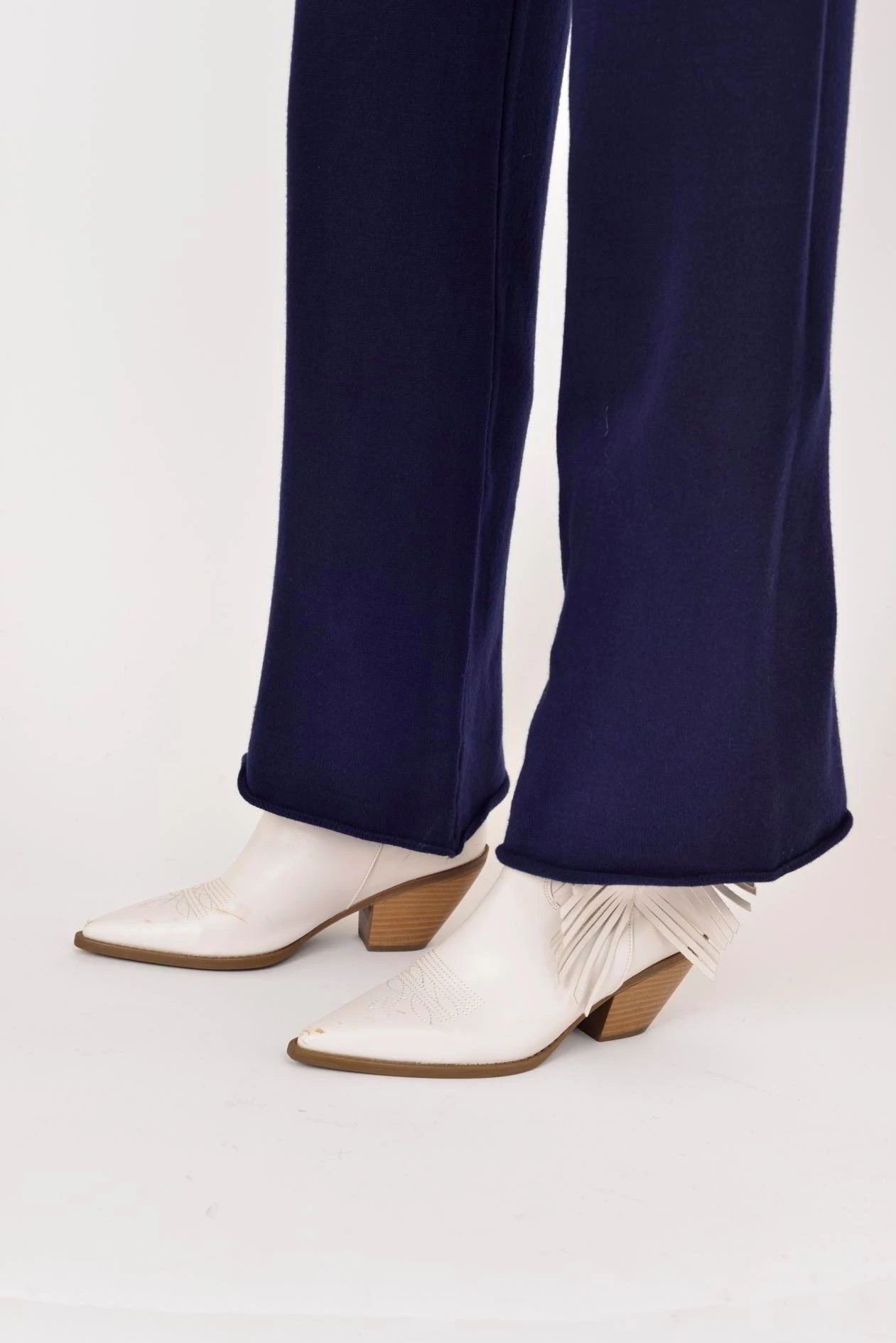 İtalyan Bisiklet Yaka 2'Li Triko Takım - LACİVERT