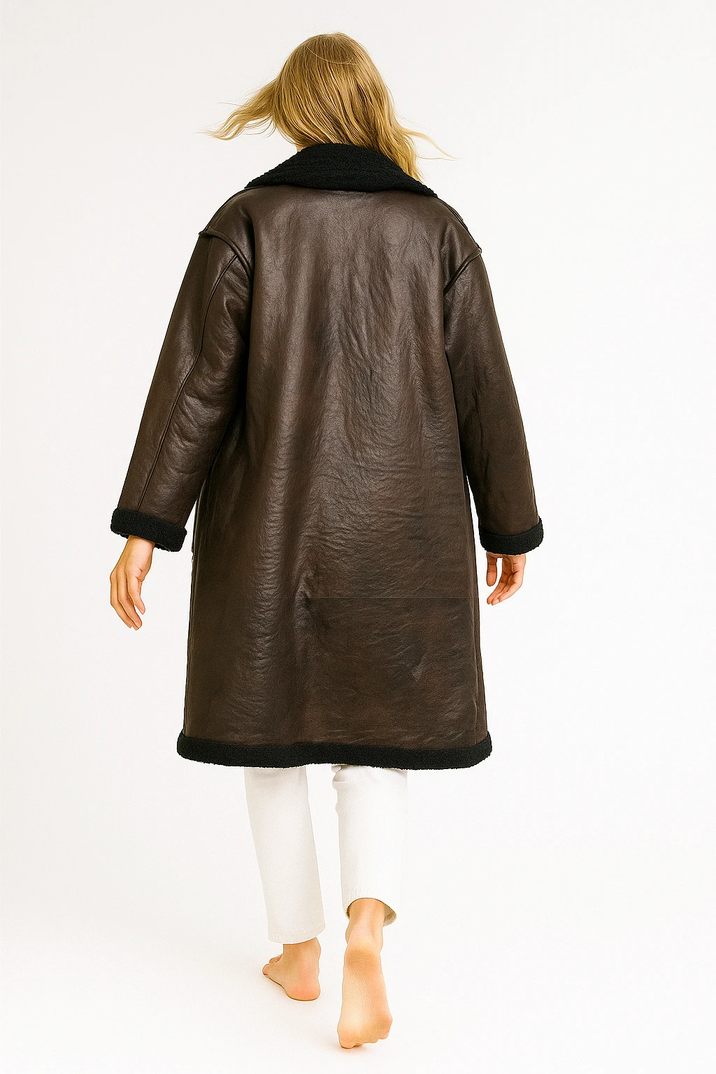 İtalyan Güderi Kaban - KAHVERENGİ