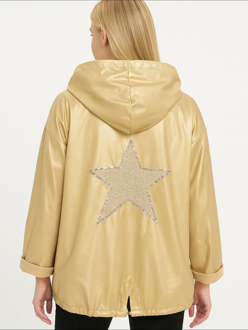 İtalyan Deri Ceket - GOLD