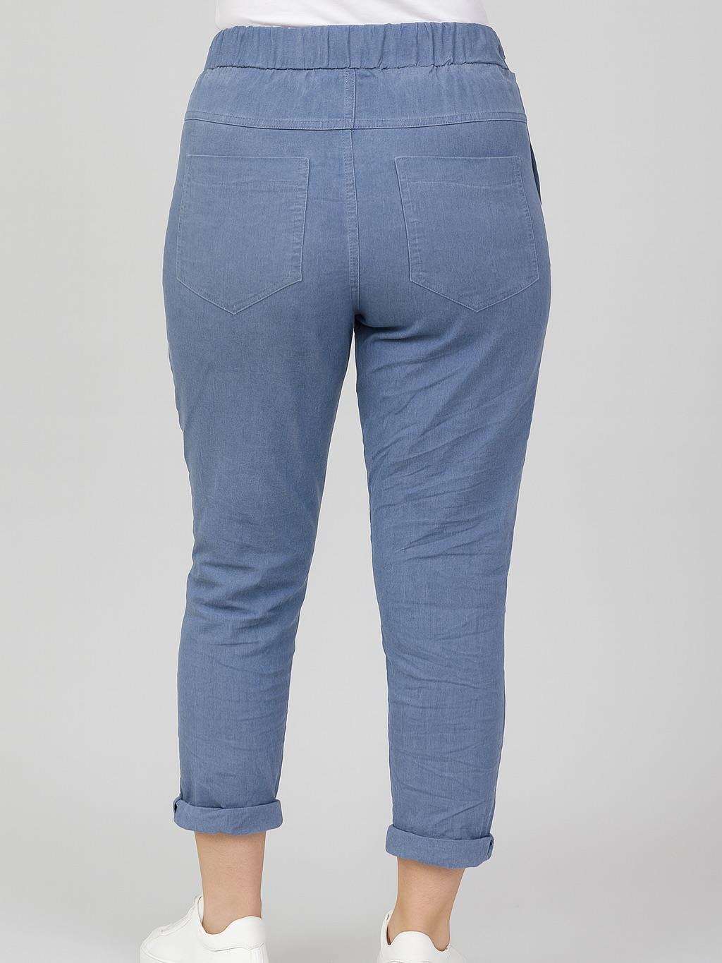 İtalyan Pul Payet Detaylı Likralı Pantolon - GECE MAVİSİ