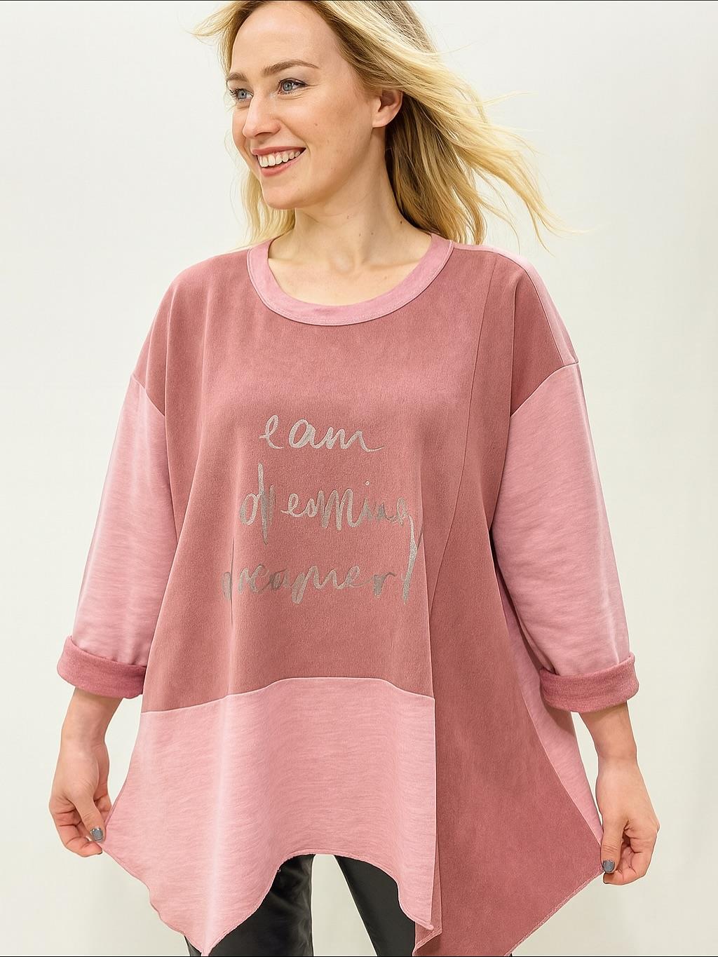 İtalyan Nubuk Bluz - PUDRA PEMBE