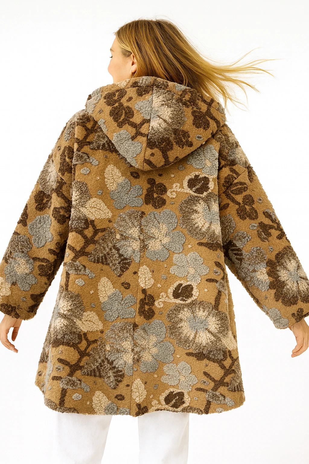 İtalyan Fermuarlı Keçe Kaban - BAL