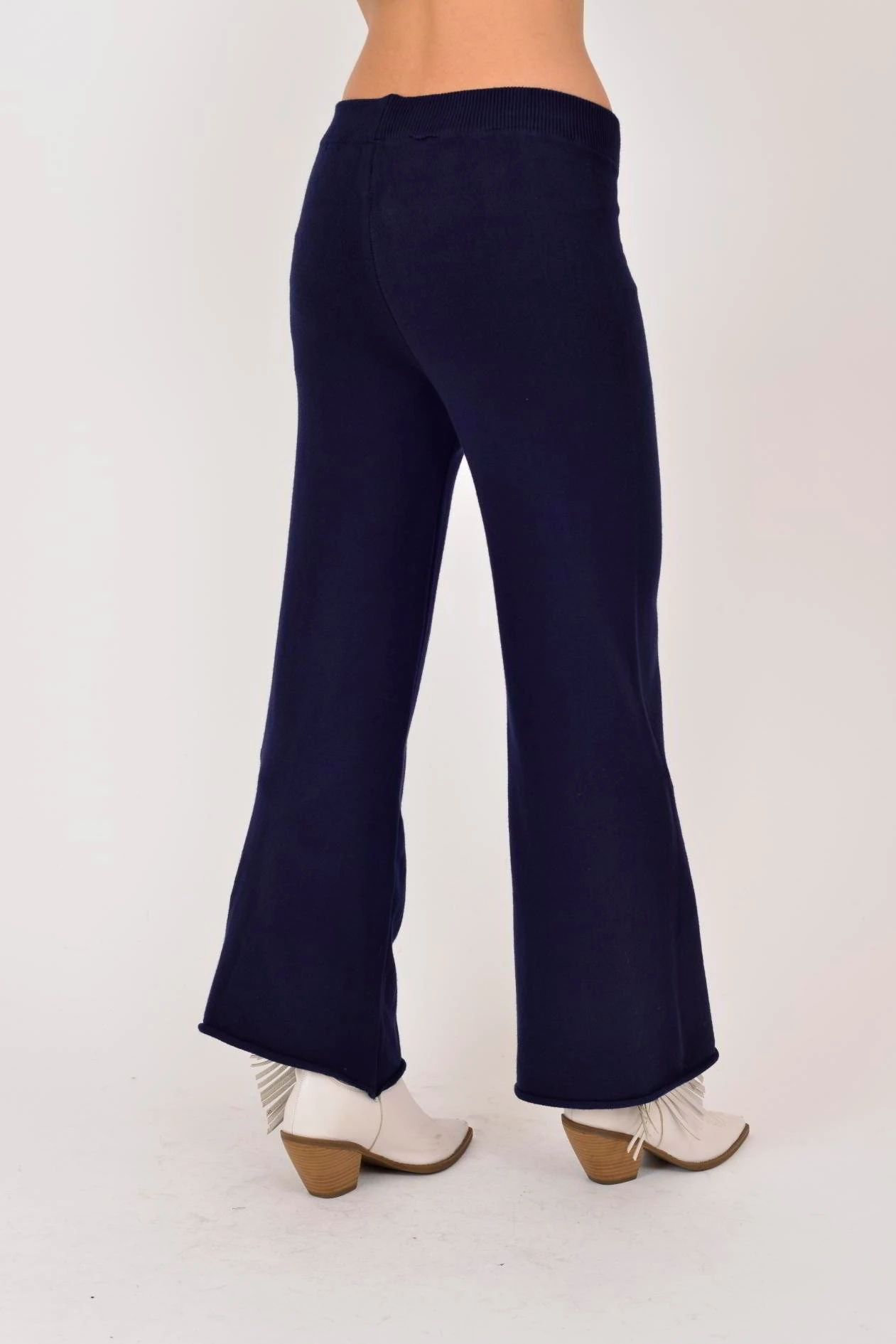 İtalyan Bisiklet Yaka 2'Li Triko Takım - LACİVERT