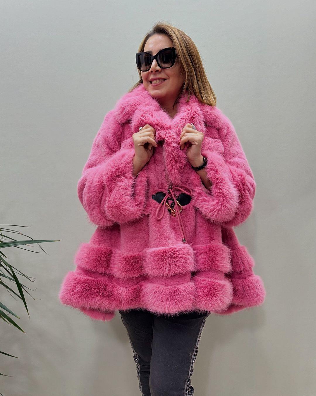 İtalyan İmitasyon Kürk - PEMBE