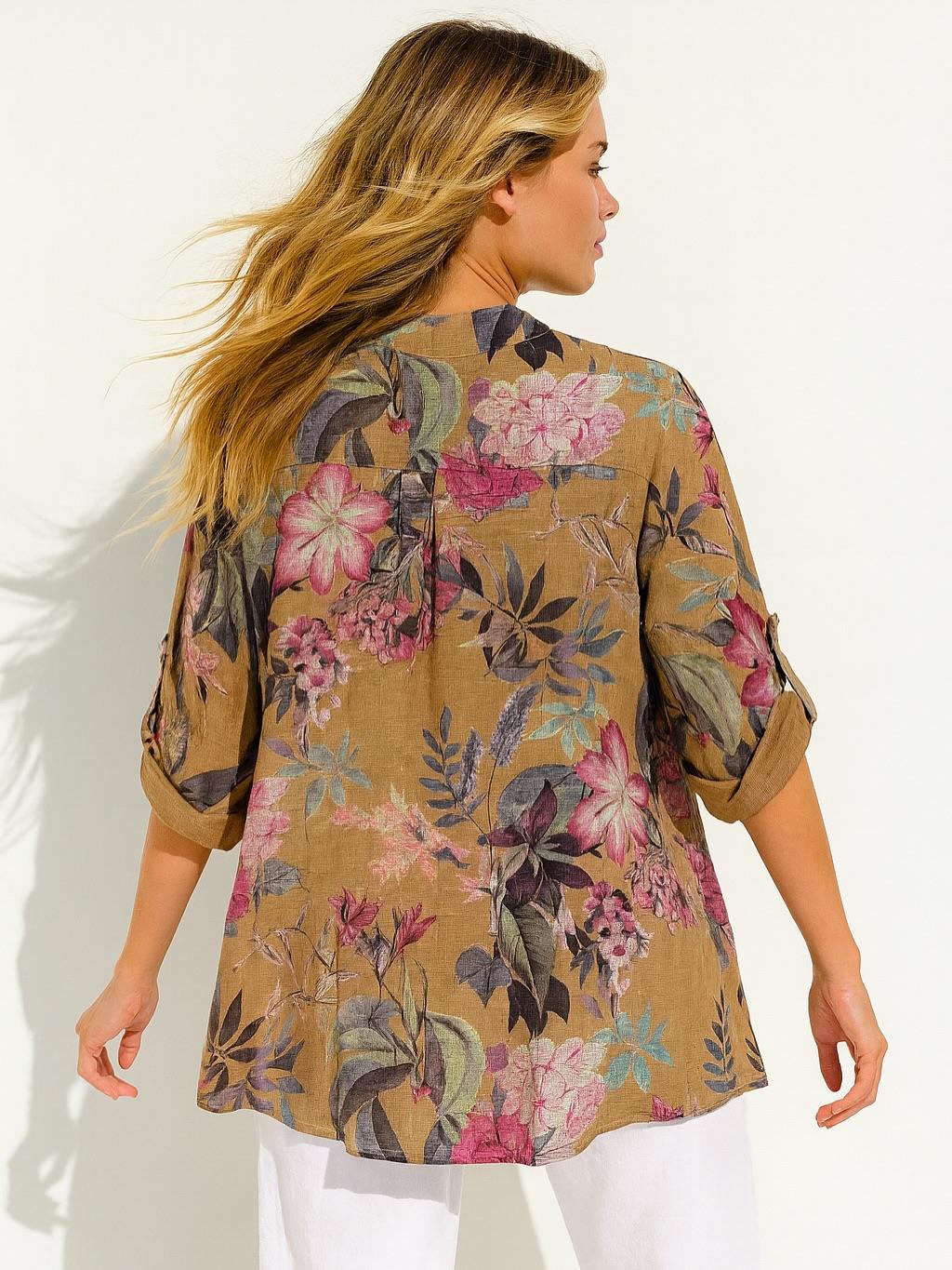 İtalyan Pamuk Keten Gömlek - BAL