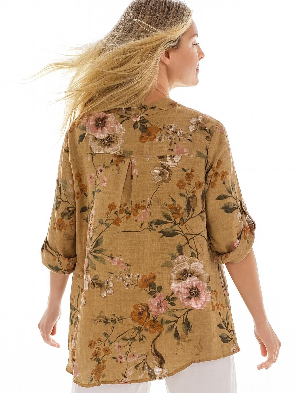 İtalyan Pamuk Keten Gömlek - BAL